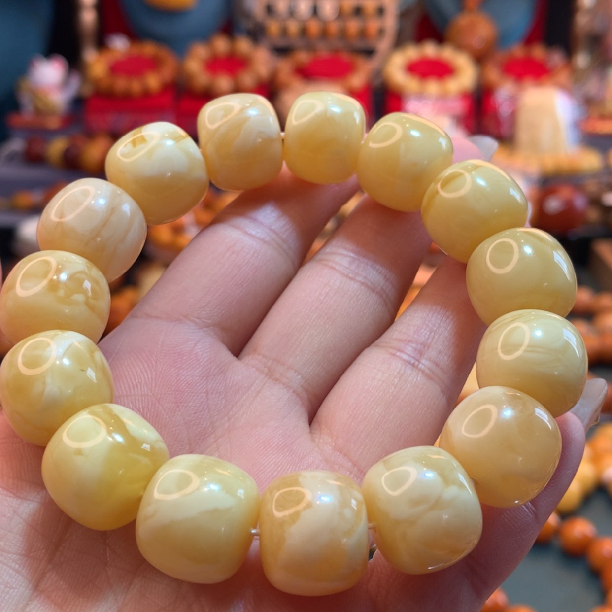 【闪购商品】蜜蜡手串未镶嵌興蜜蜡手串
