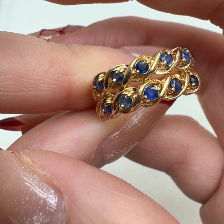 蓝宝石戒指未镶嵌