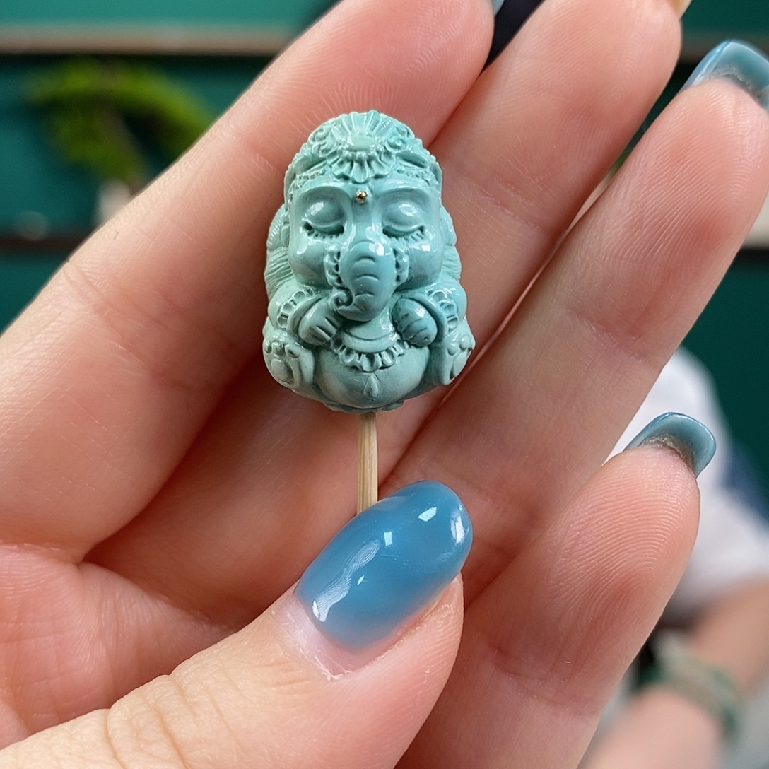 绿松石珠宝奇石未镶嵌