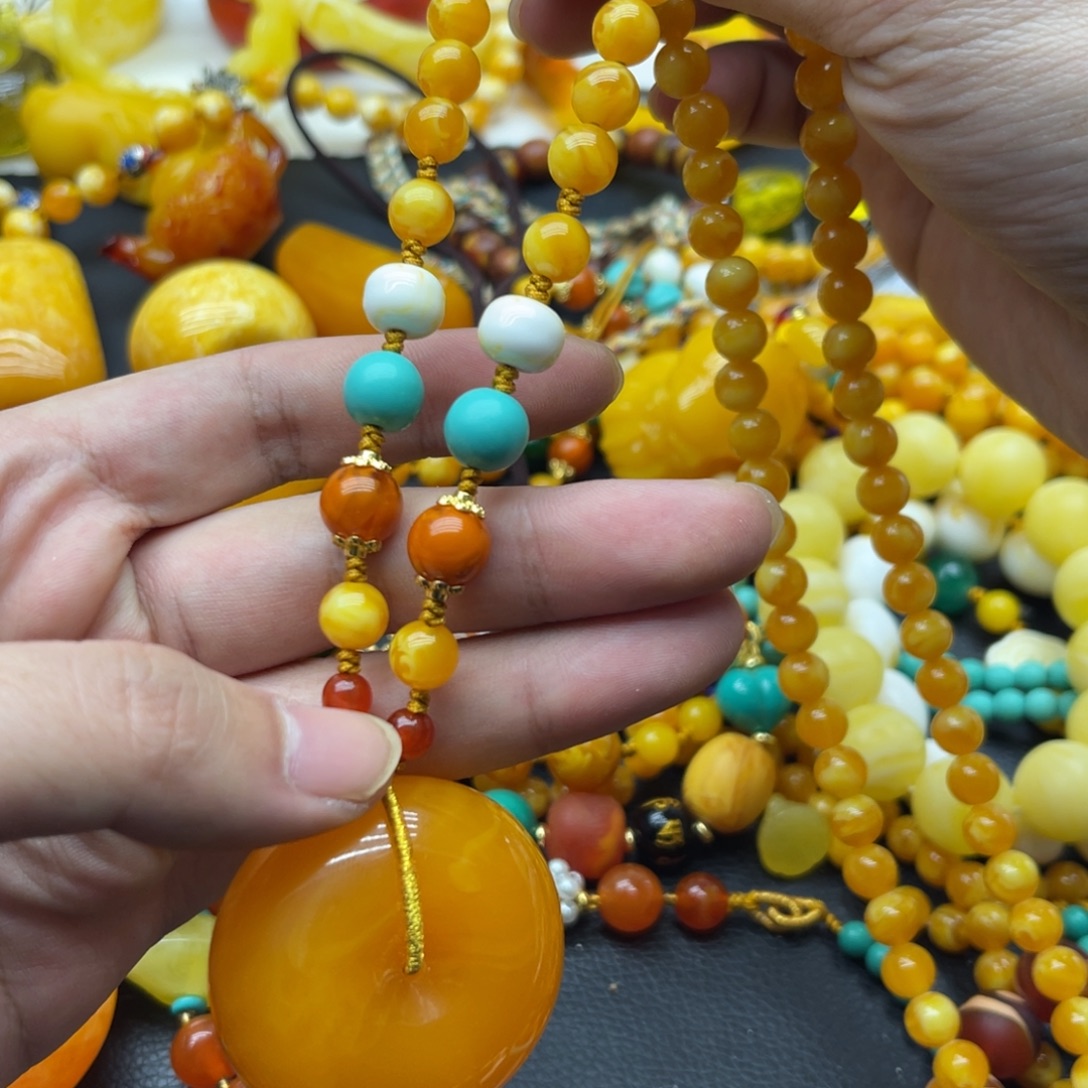 ～***～蜜糖色平安扣吊坠吊坠