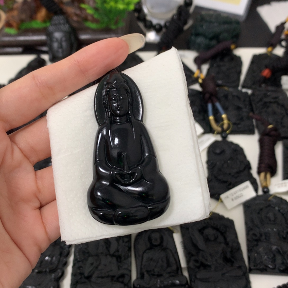 *****天然a货钢琴黑挂件