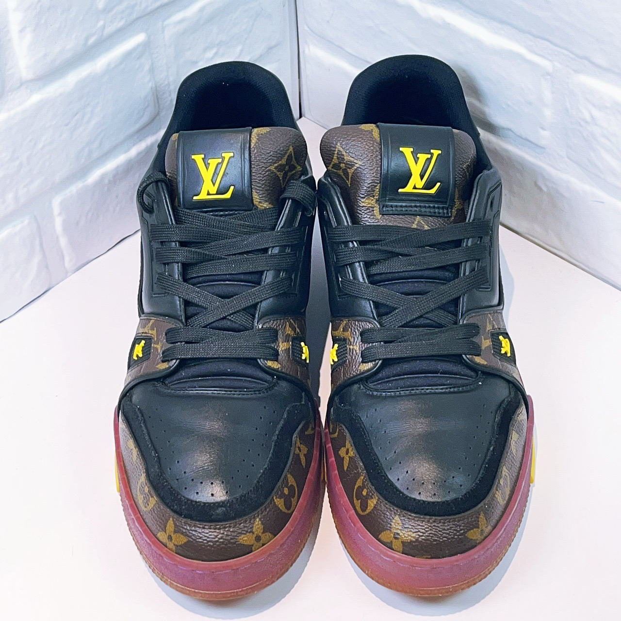 95新 LouisVuitton/路易威登 trainer紫金湖人 欧码8码 42码