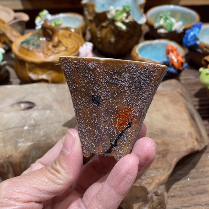 手工制作陶瓷茶具仿生茶器