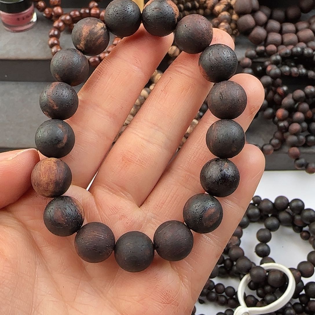 降真香手串/手链1.2紫棋高油高密上品香