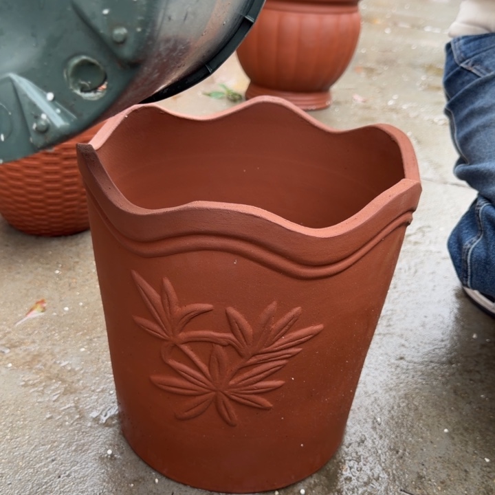 花盆紫砂口31高30宜兴紫砂瑕疵硌皮