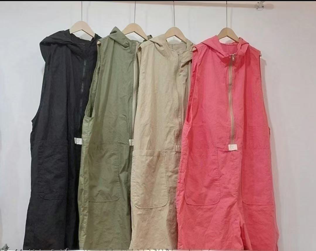 韩版休闲时尚连帽连体裤