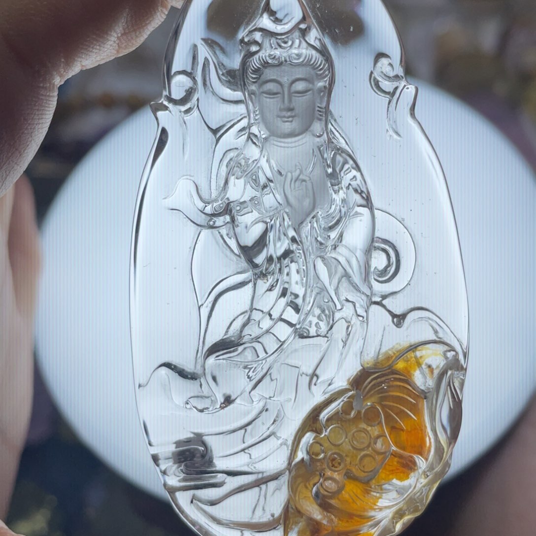 未镶嵌颈饰水晶定制