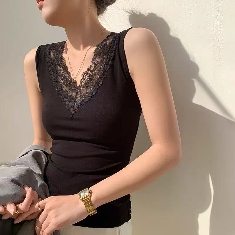 2025欧货新款百搭高弹背心