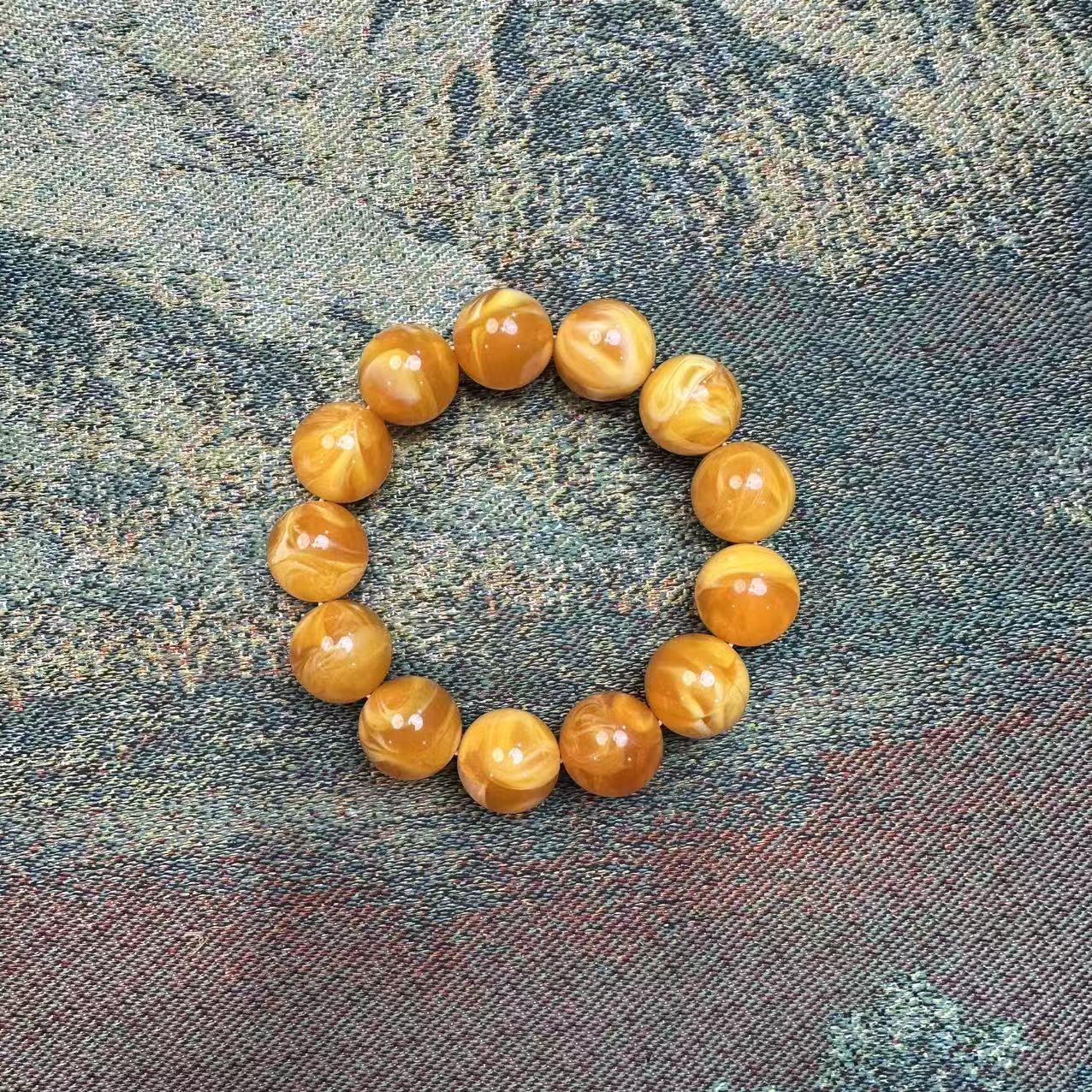 瑞哥专属蜜蜡手串D34