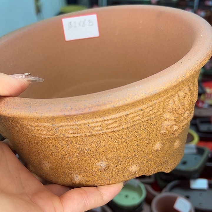 紫砂花盆小花盆大气的