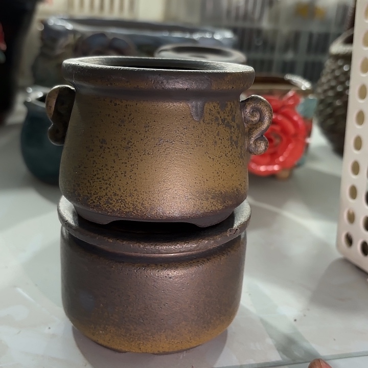 红陶量货！口高深浅发6