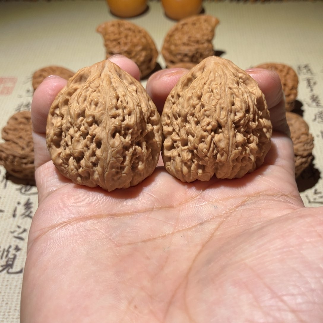 文玩核桃把件38尺全品高炮涿鹿南疆石