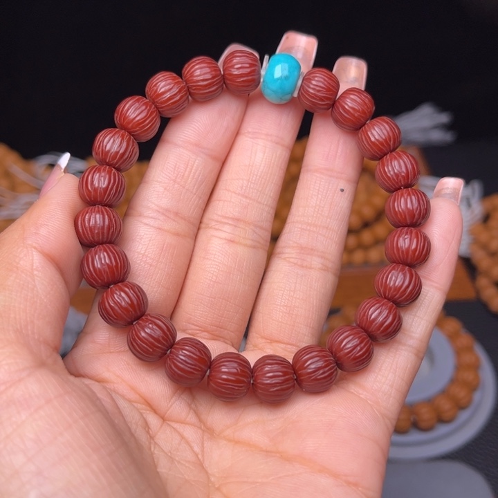 猴头核桃手串红911穿绿