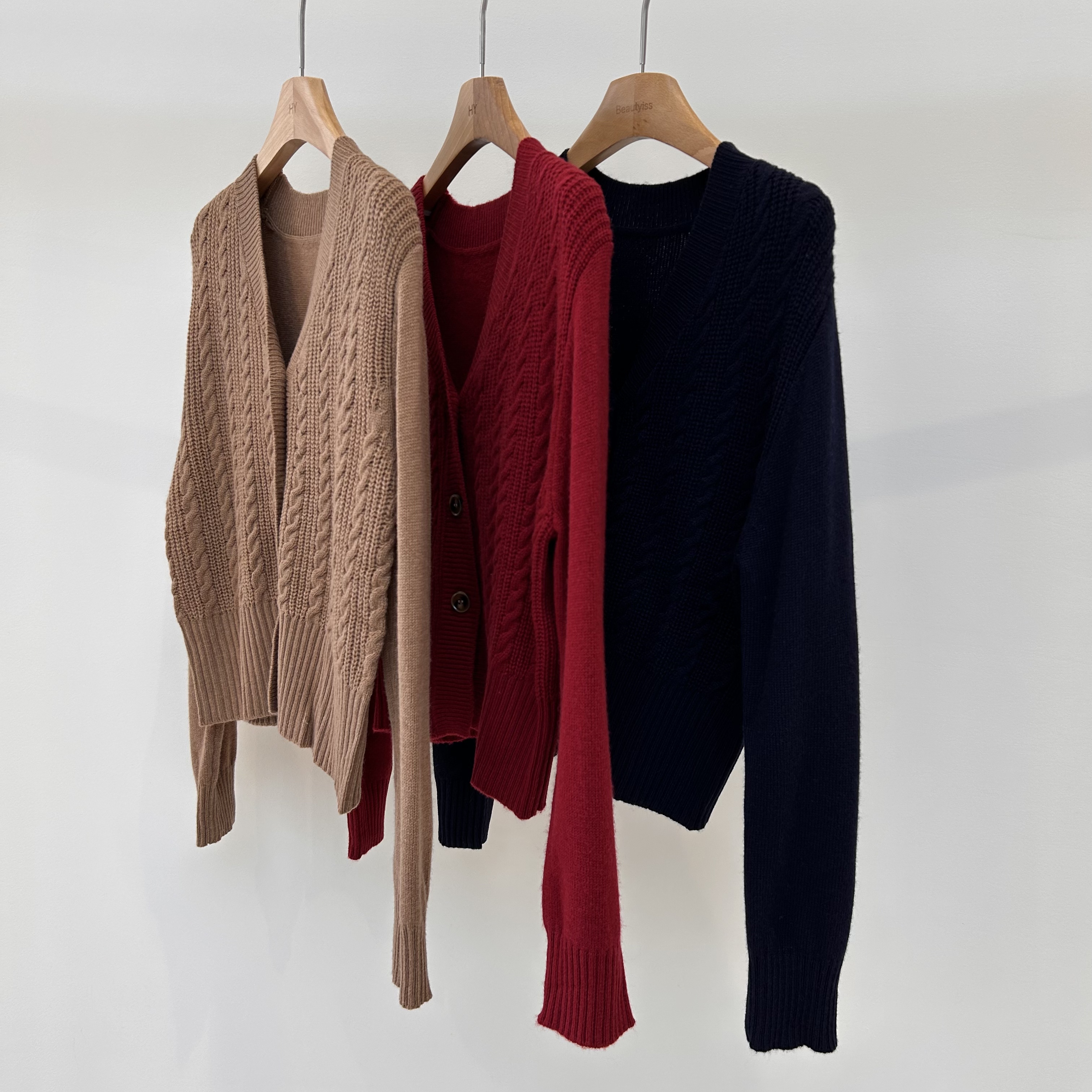 2025新品《复古小麻花》秋冬时尚百搭复古休闲宽松纯色针织羊毛开衫