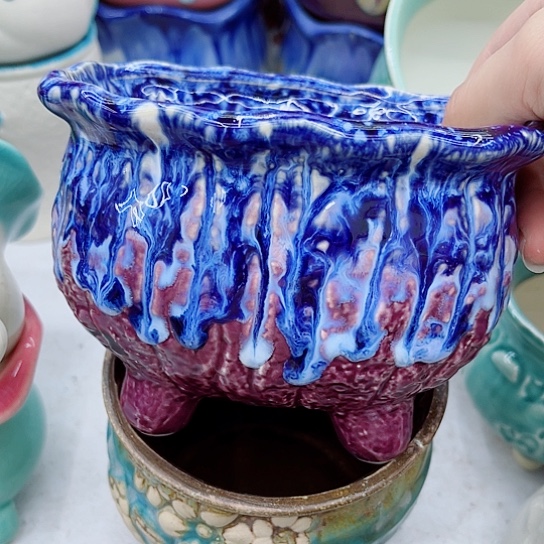 多肉绿植陶瓷花盆9.9包邮