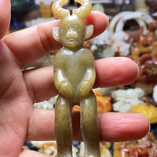和田玉把件未镶嵌