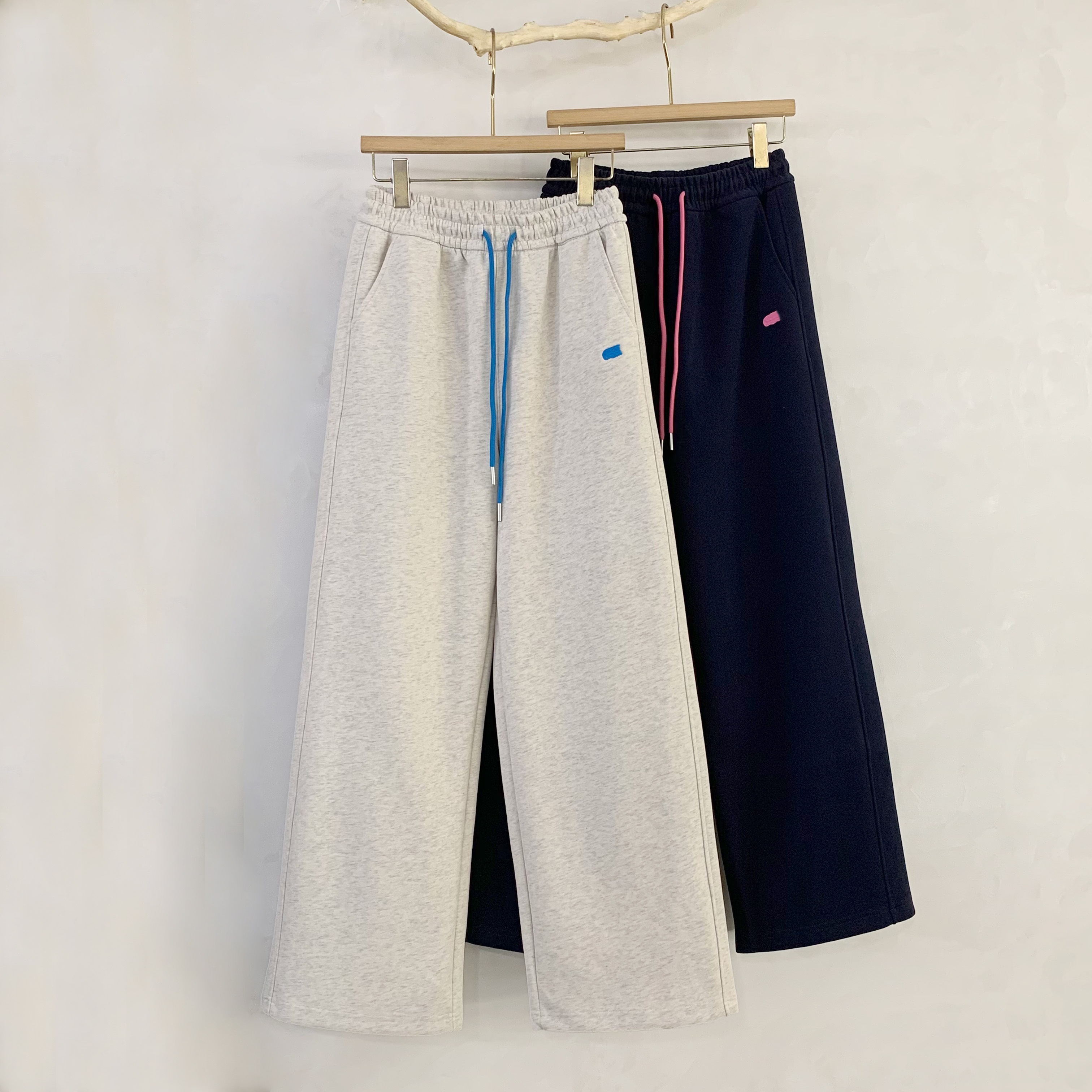 DEZI宝藏衣橱显瘦气质休闲简约加厚女垂感休闲裤卫裤LS7217088