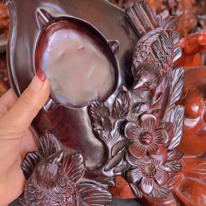 交趾黄檀（大红酸枝）烟灰缸