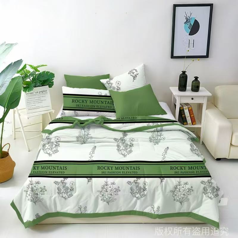 支持试睡30天 夏季新款轻奢印花夏凉被 可机洗空调被DD