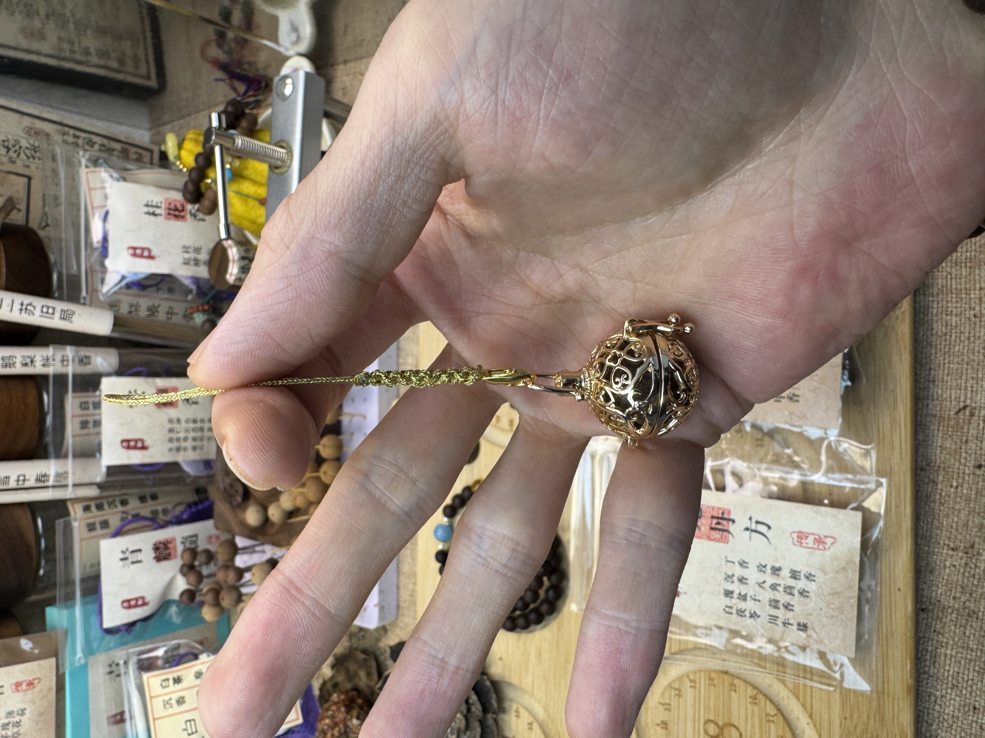 天然合香珠单颗16mm试香球挂件