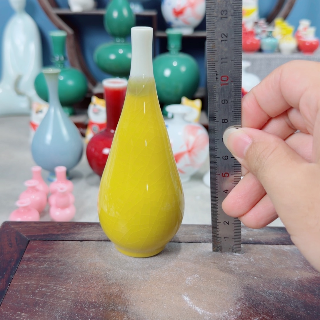 陶瓷手工小花器摆件