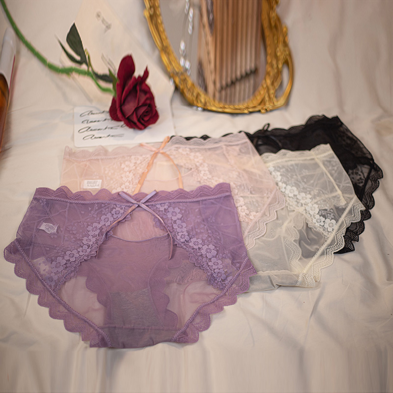 【120-210斤】大码内裤女性感时尚胖mm三角裤4条装AX567