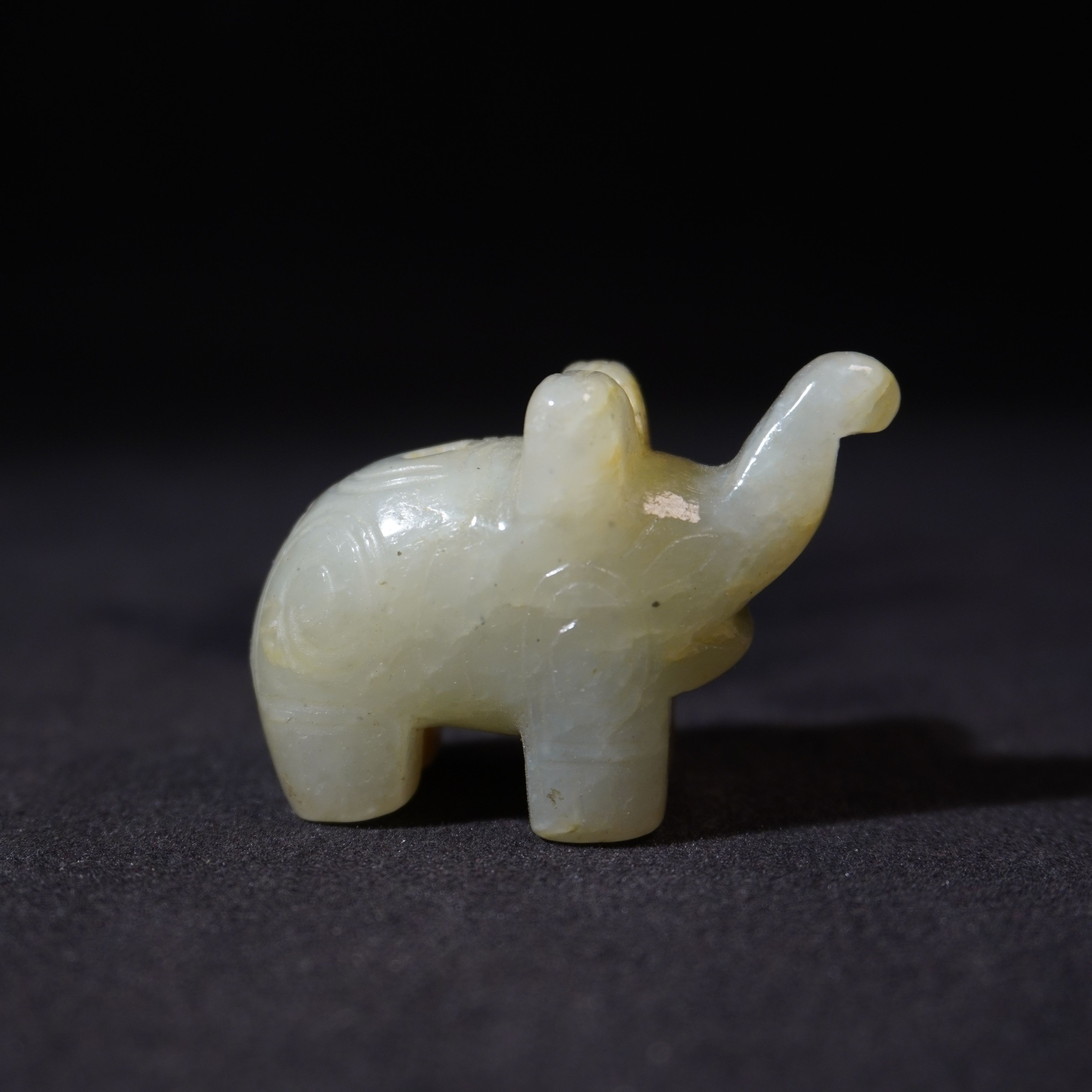 9SD15  清 和田玉小吊坠