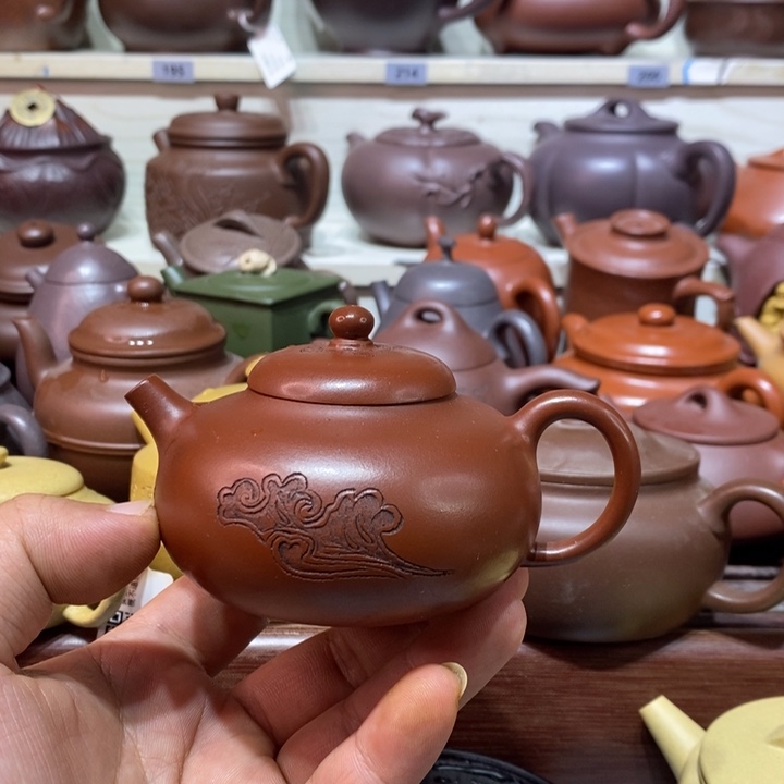 七***雾紫砂茶壶精工制作