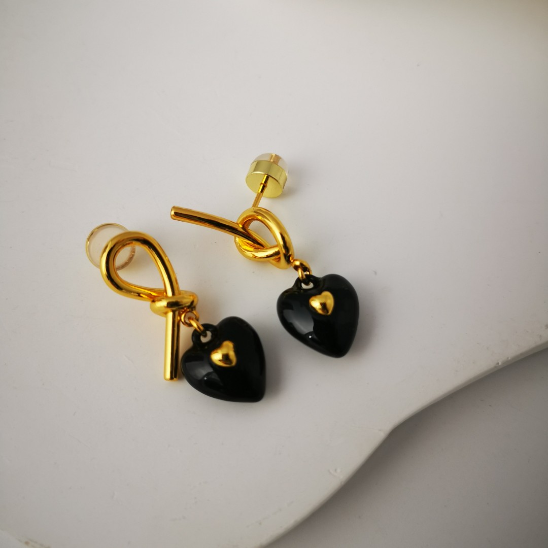 铜合金耳饰 轻奢设计师款耳钉~7665