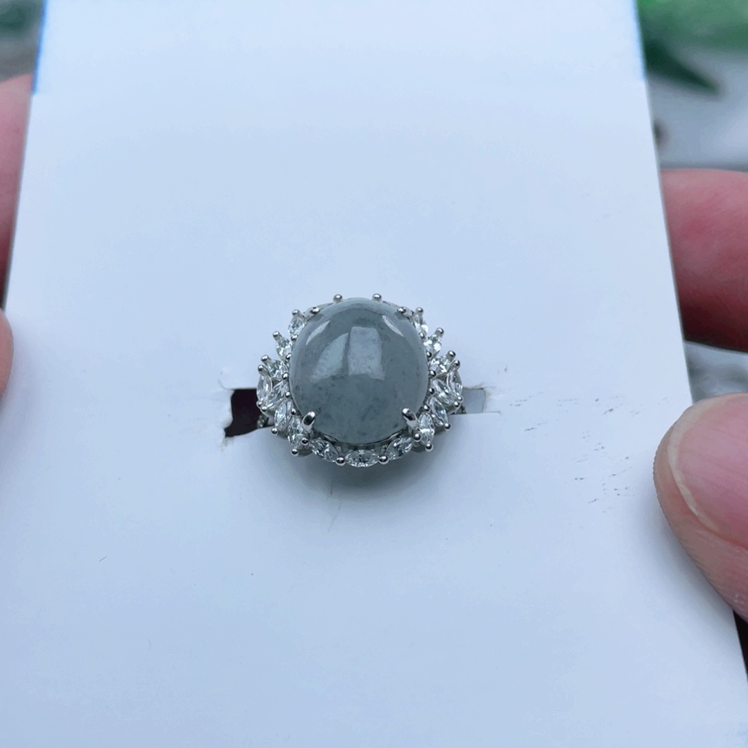 翡翠戒指未镶嵌戒指