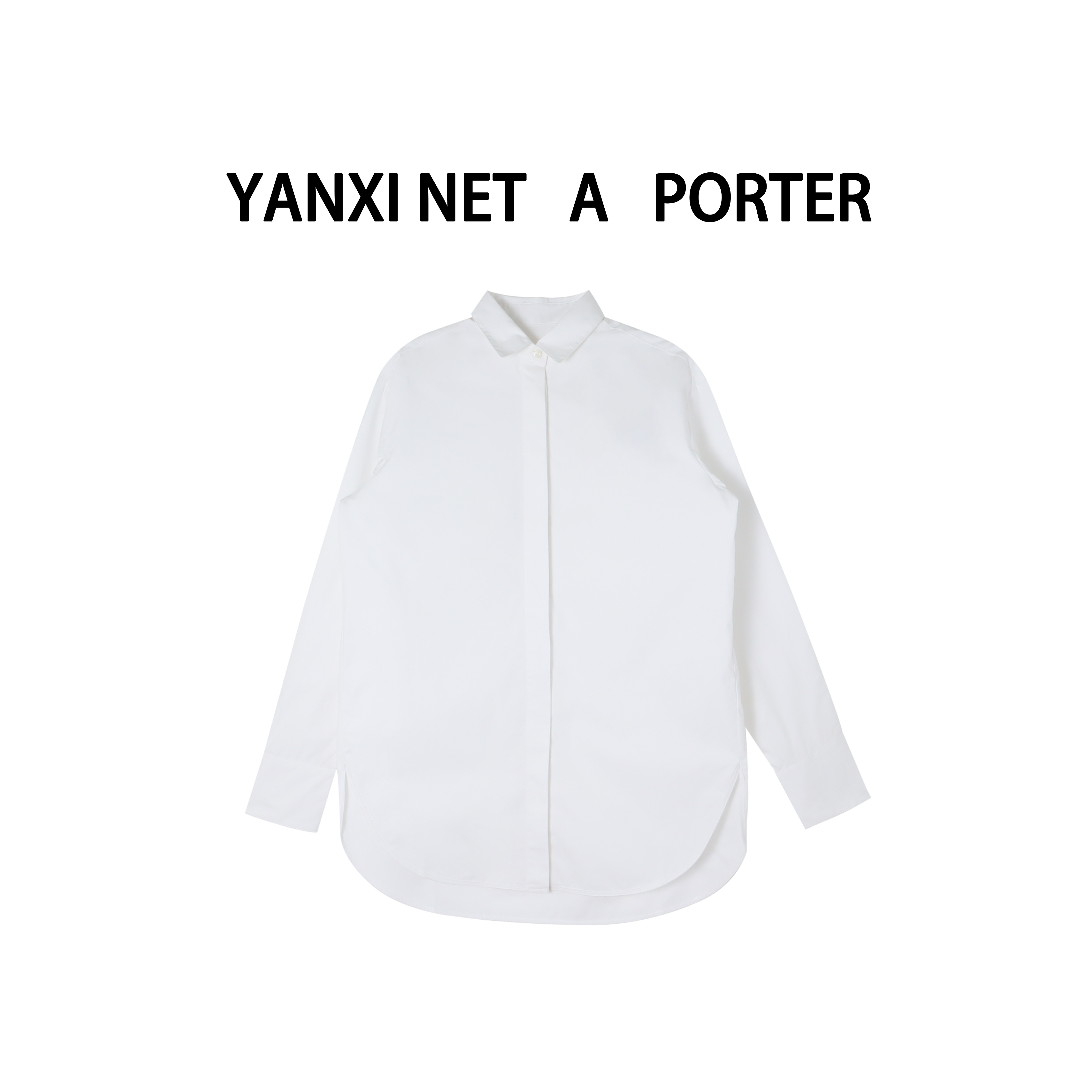 【12月24严选】简约设计款袖口风琴褶白衬衣