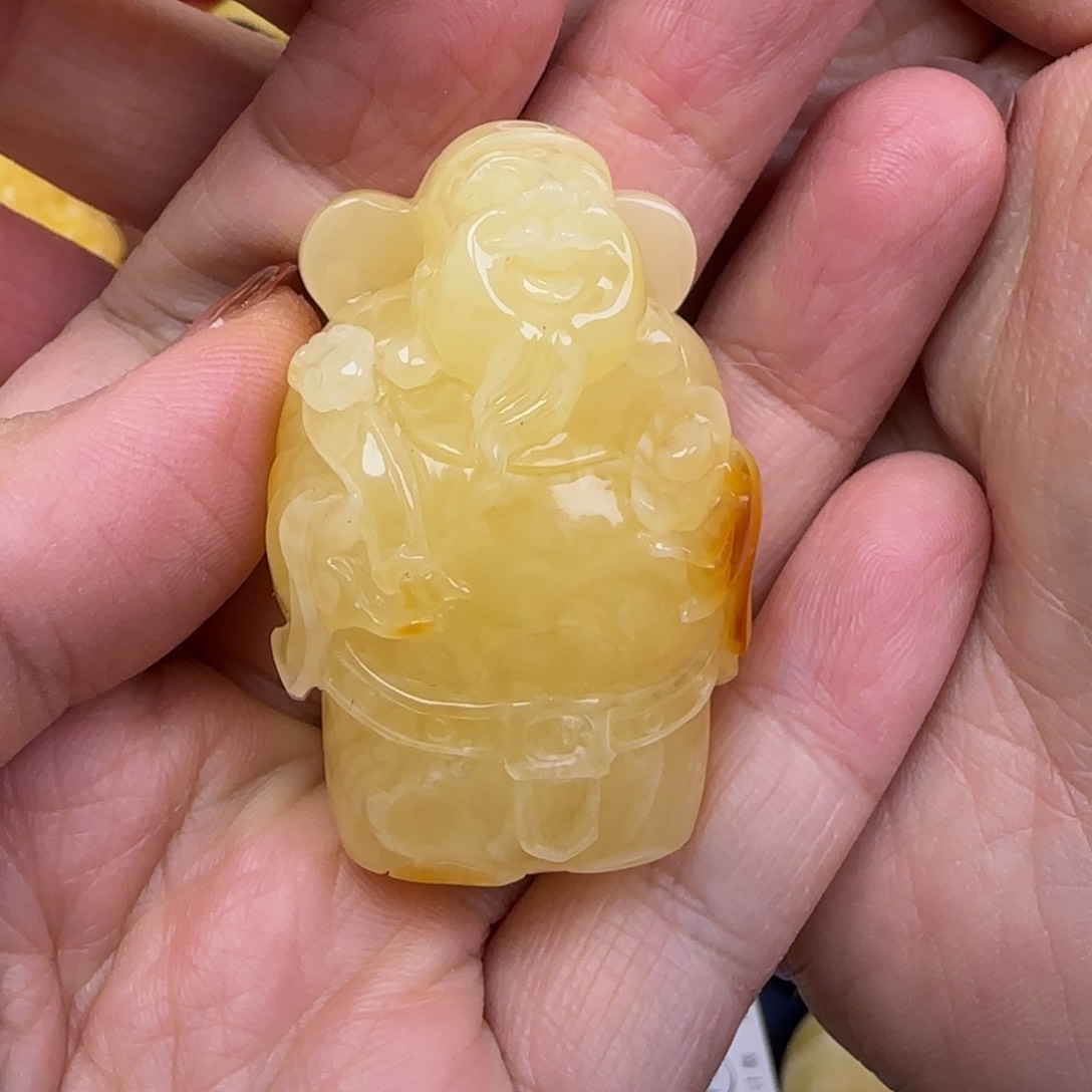 蜜蜡颈饰未镶嵌天然蜜蜡