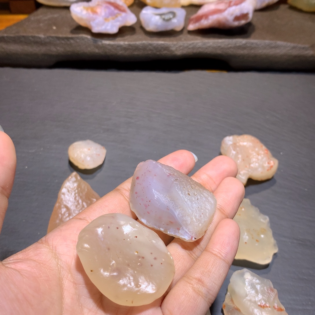 玛瑙/玉髓未镶嵌项链