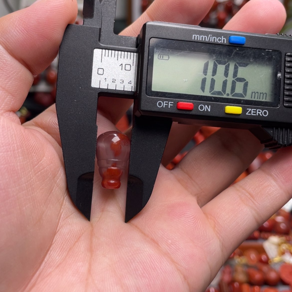 【闪购商品】未镶嵌三通南红玛瑙