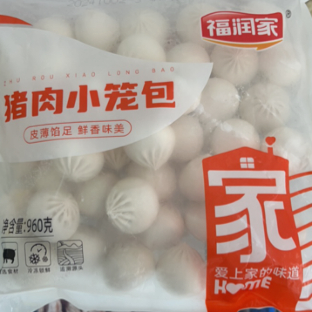 福润家猪肉小笼包960克