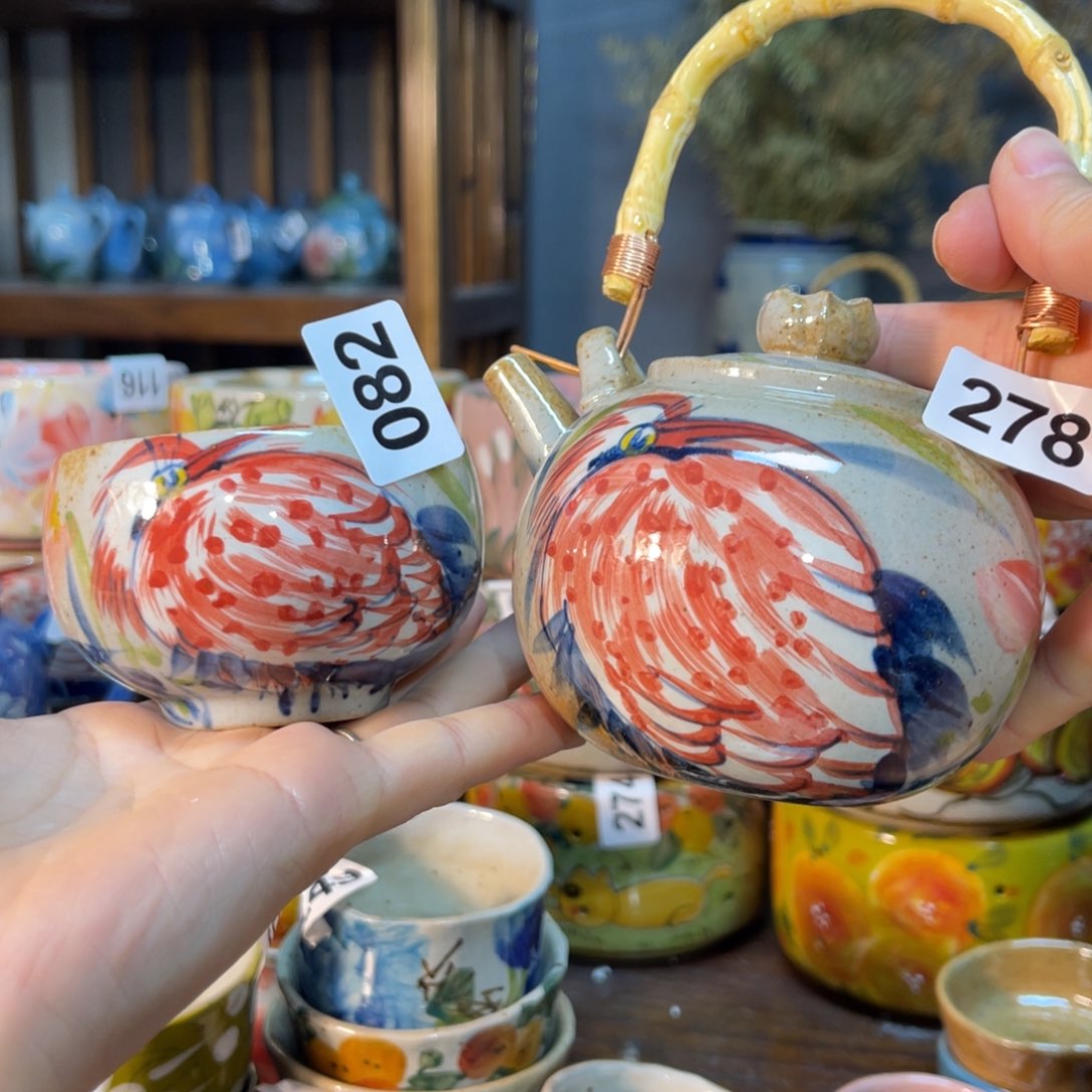 杯素浅陶瓷手工手绘