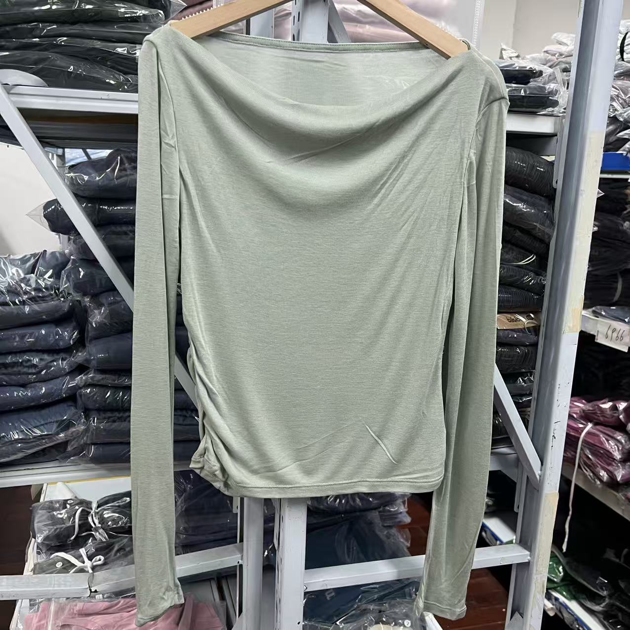 福惜 贵牌女士超软打底衫羊毛莱赛尔T恤长袖 7129 7130 7131