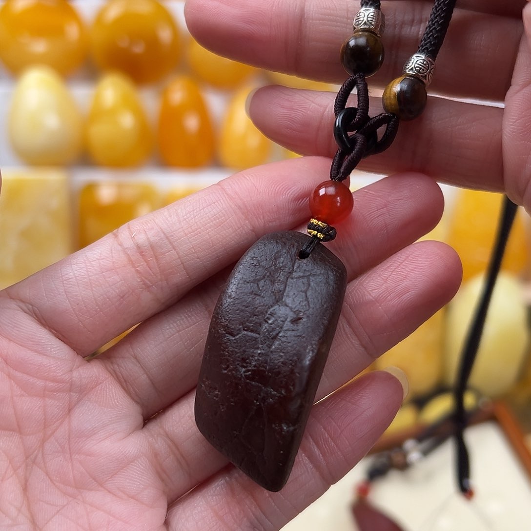 蜜蜡颈饰未镶嵌蜜蜡