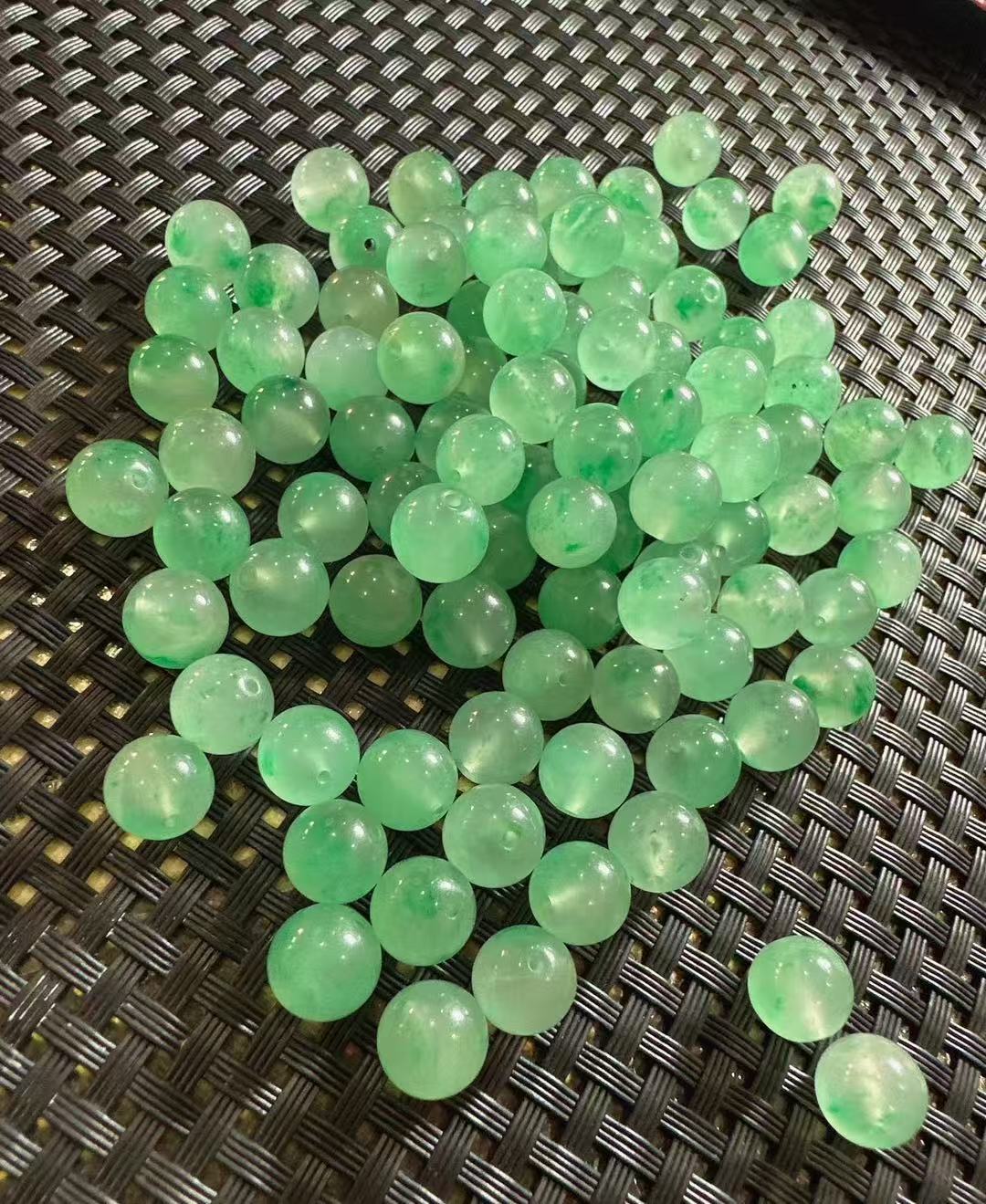冰飘花圆珠散珠用于手工diy饰品