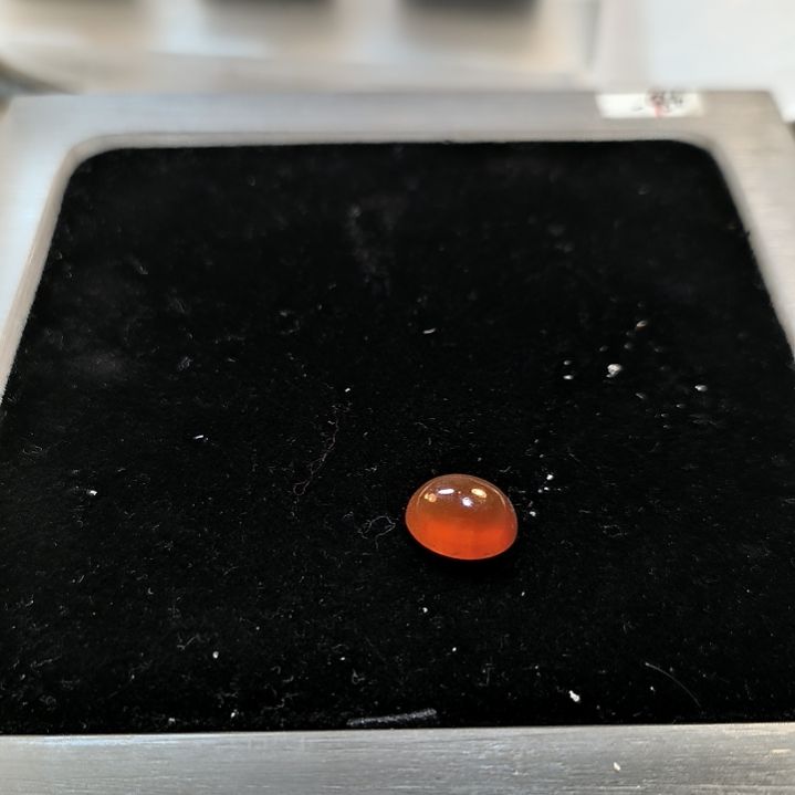 玉***师石英质玉戒面未镶嵌