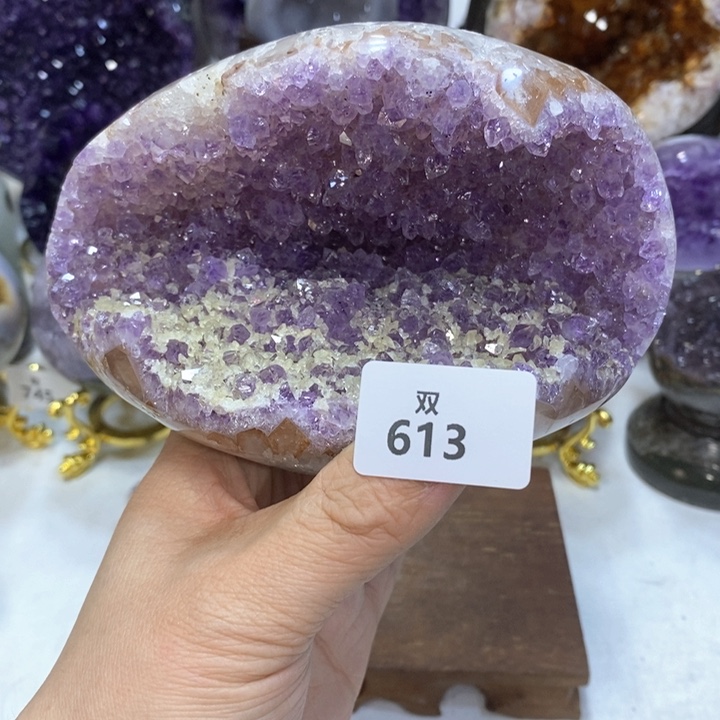 水晶大型摆件（非配饰）未镶嵌方解石