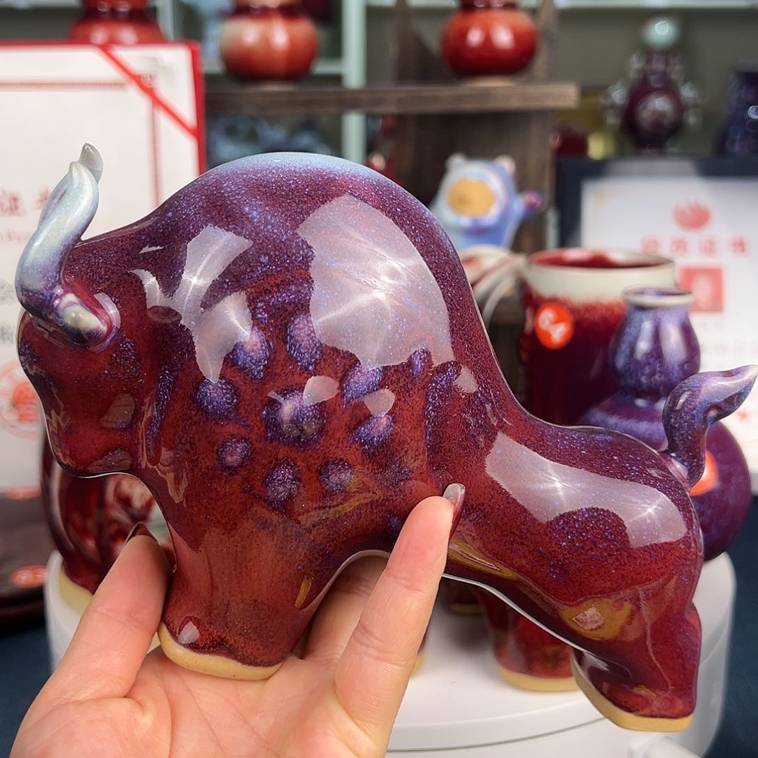 摆件郑家钧窑摆件