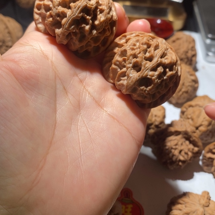 文玩核桃把件瑞*仔苹果43
