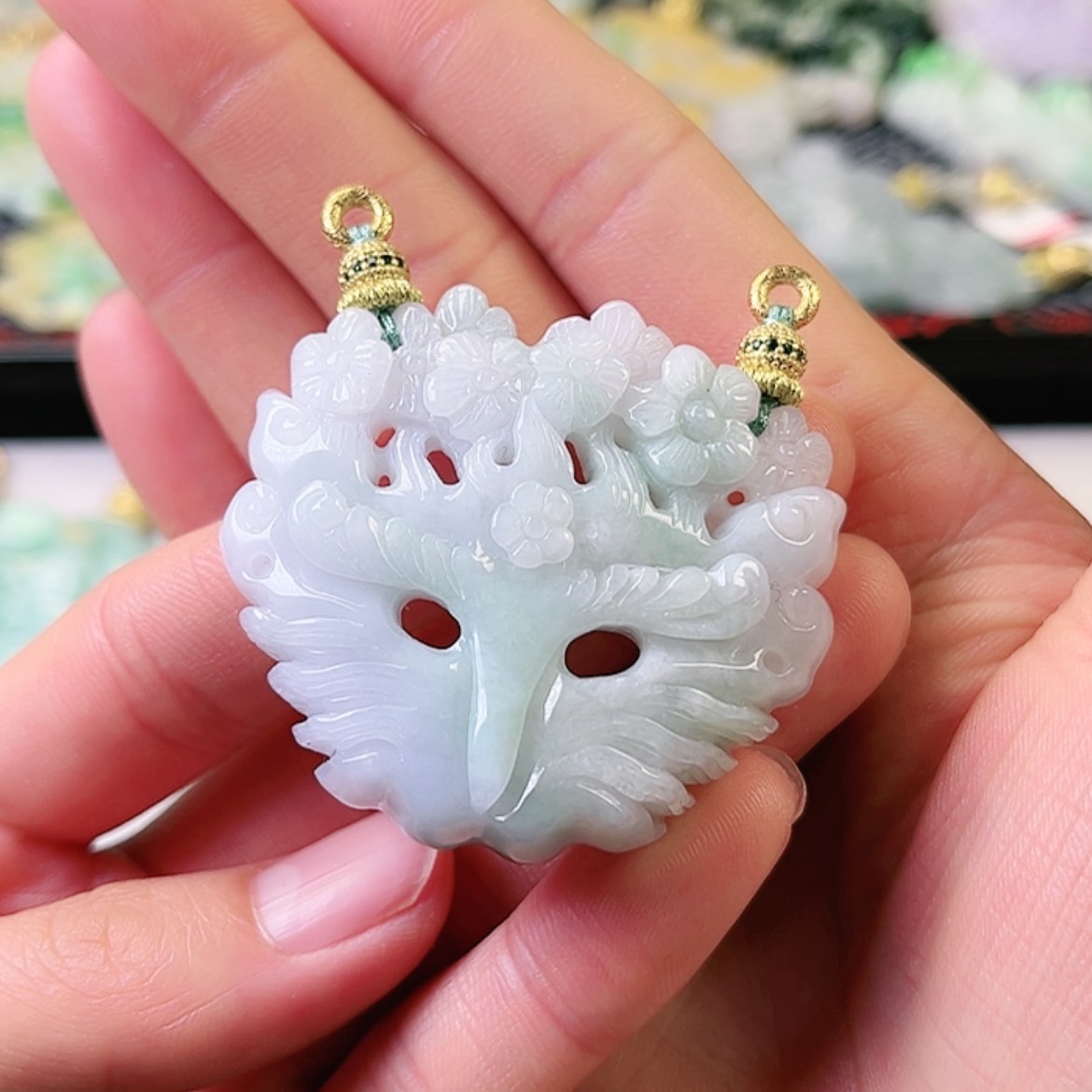 【闪购商品】翡翠颈饰未镶嵌挂件