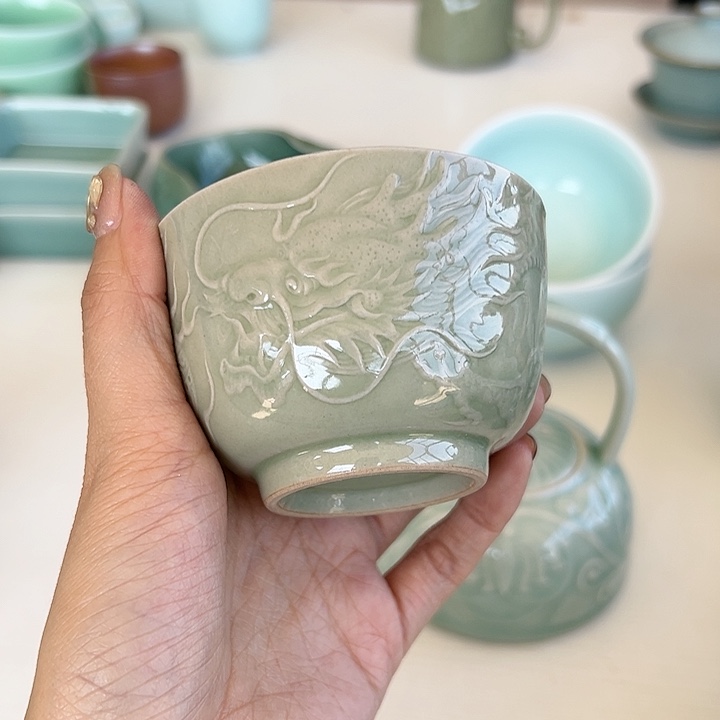 小米茶器龙泉青瓷