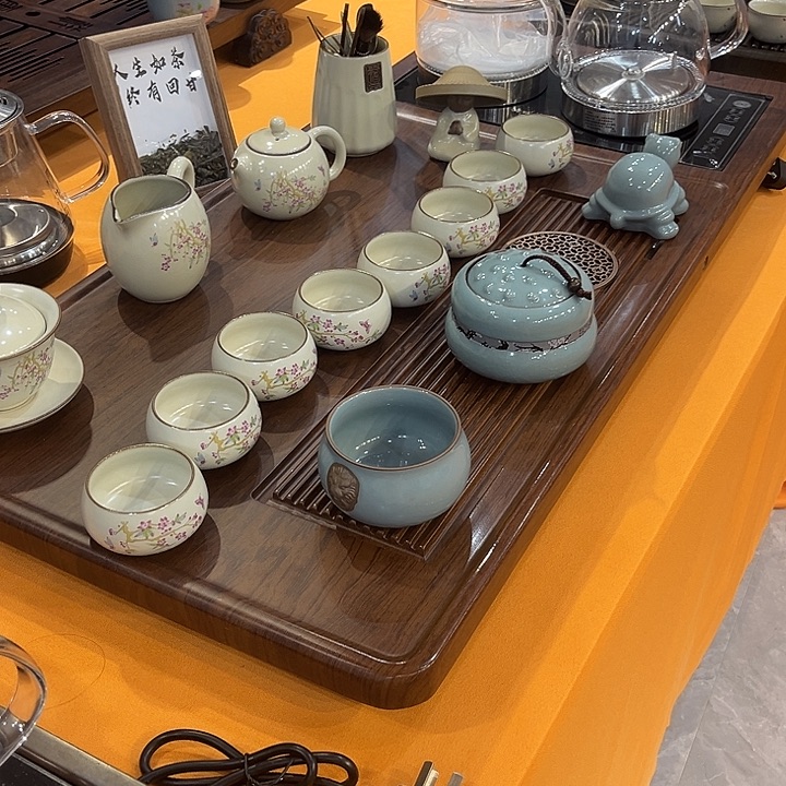 茶盘的形状有很多讲究了啊