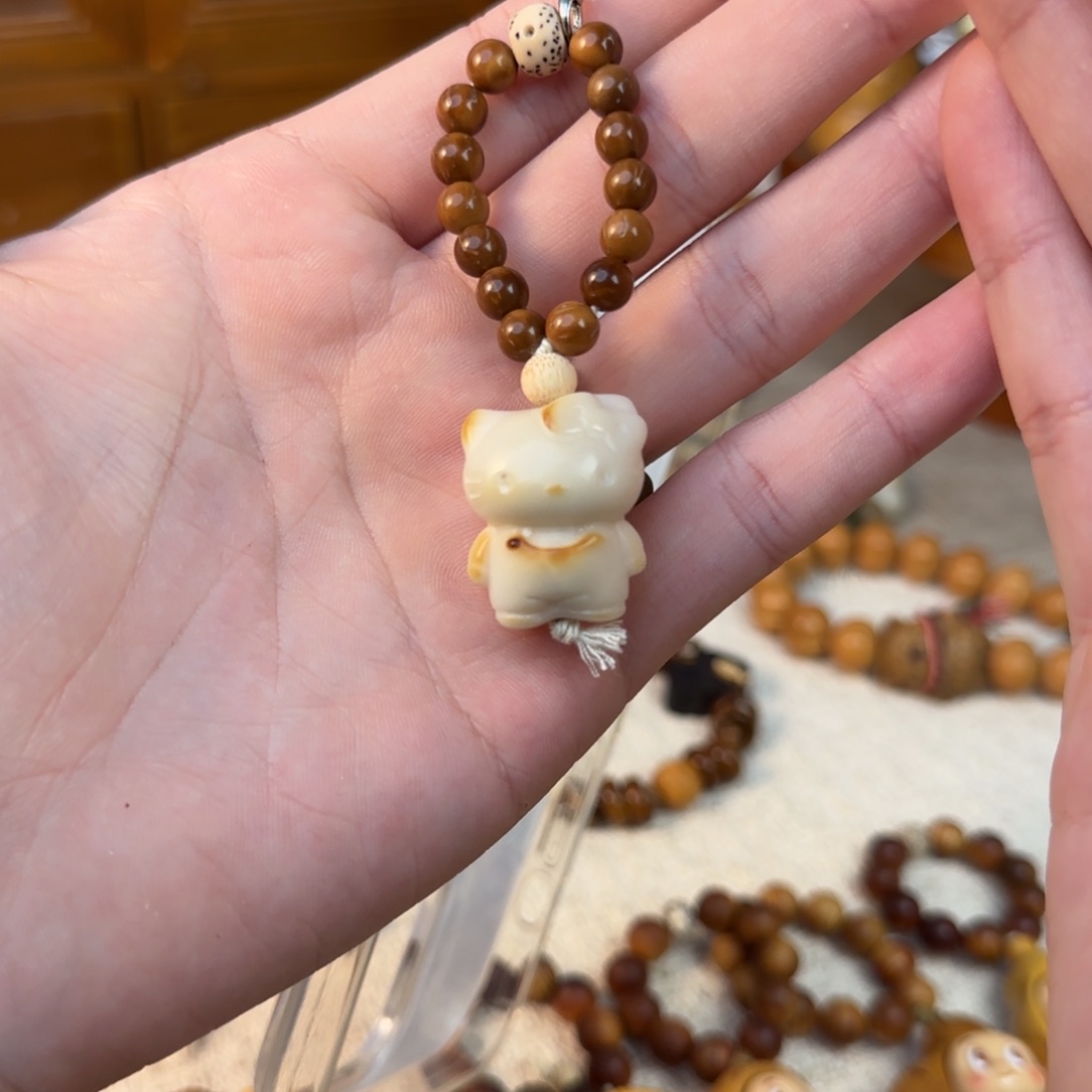 无事牌非洲檀香库克 kt 象牙果手捻