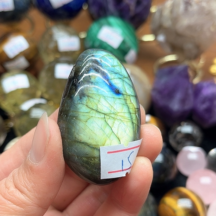 长石49克拉长石球把玩未镶嵌