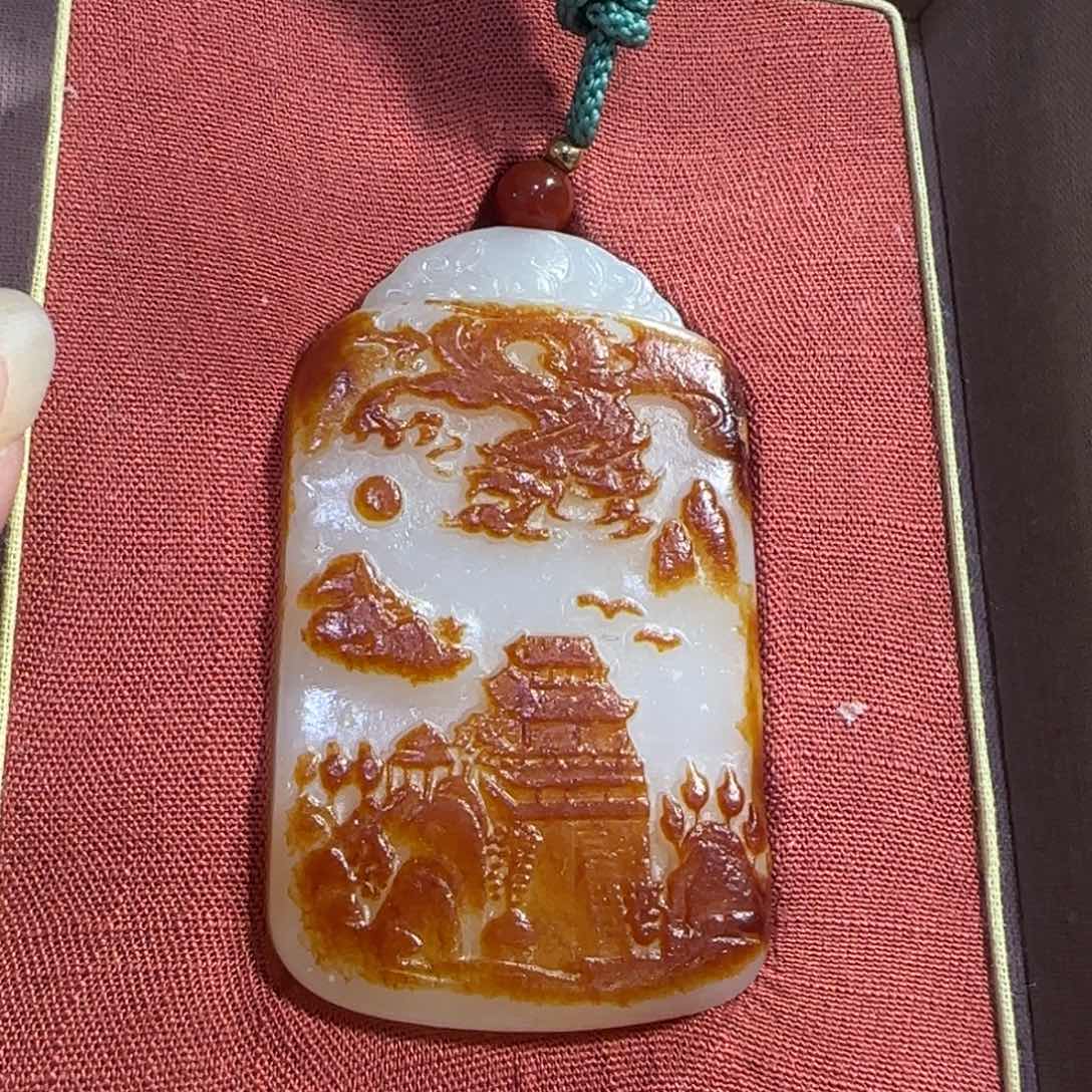 和田玉挂件未镶嵌