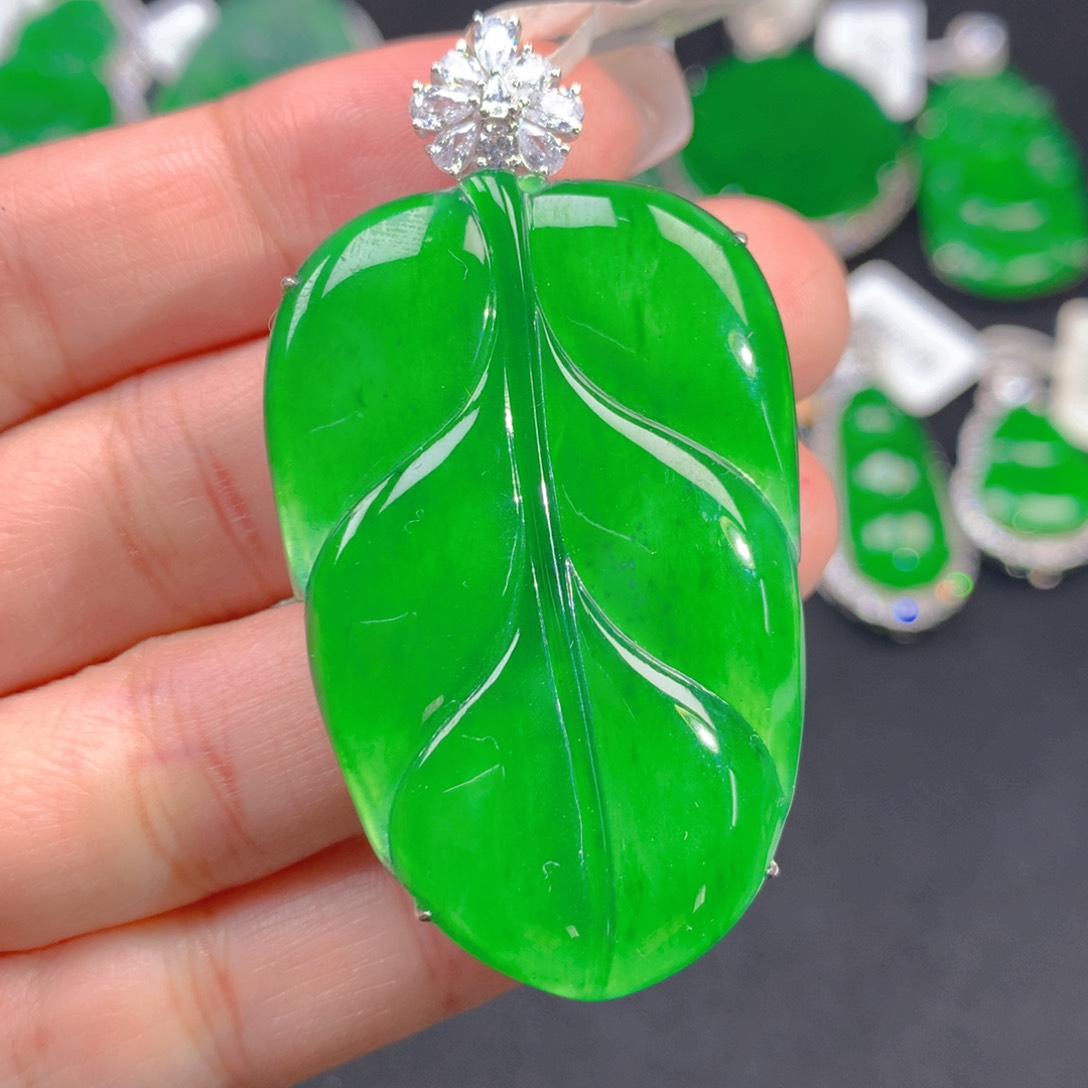 翡翠颈饰银S925镶嵌1111111111